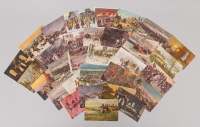 Сорок пять открыток на тему Отечественной войны 1812 года