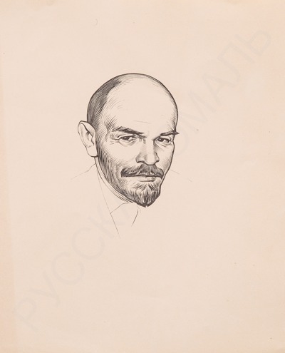 Андреев Николай Андреевич (1873–1932). Портрет В.И. Ленина. 1920-е.