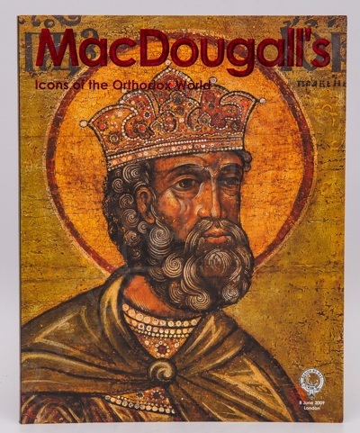 Каталог аукционного дома «Макдугаллс» (Macdougall's). Icon of the Orhodox World. Лондон, 8 июня 2009 г. – 136 с., ил..; 29 х 23 см.