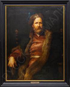 Неизвестный художник (фламандская школа). Копия с картины Антониса ван Дейка "Портрет художника Мартина Риккерта" (1631). XVIII век (?).