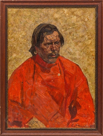 Самсонов Евгений Иванович (р. 1926). Портрет вологодского художника. 1973.