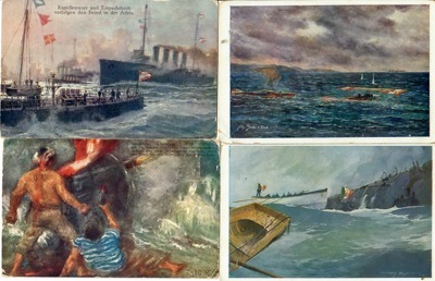 Семнадцать открыток «Первая мировая война»