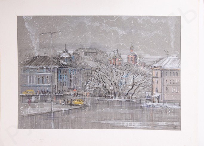 Николаева Юлия Николаевна (род. 1965). Трубная площадь. 2025.