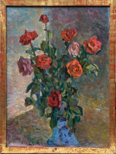 Алексеев Алексей Адольфович (род. 1969). Алые розы. 1995.