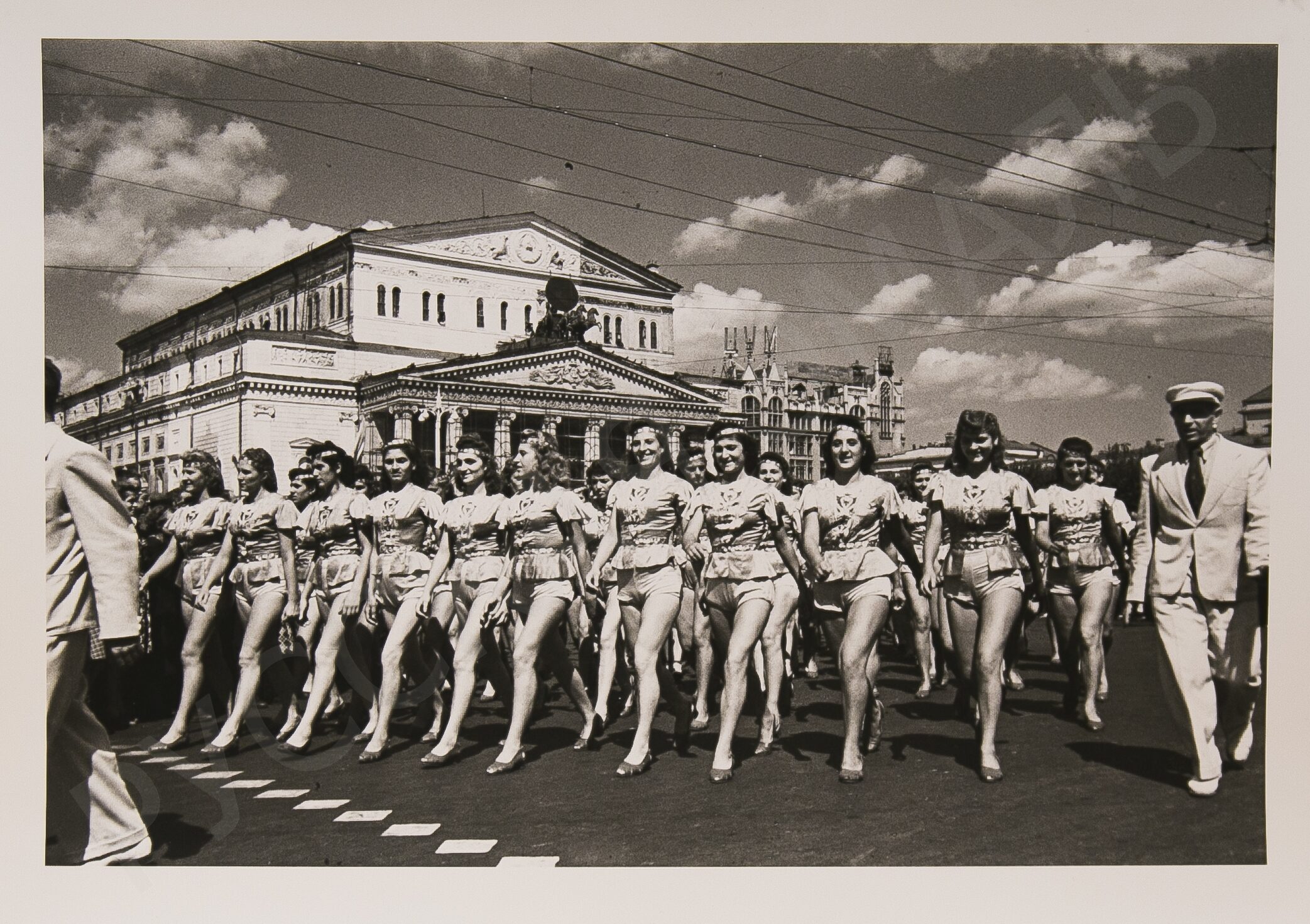 Парад физкультурников 1947 на красной площади
