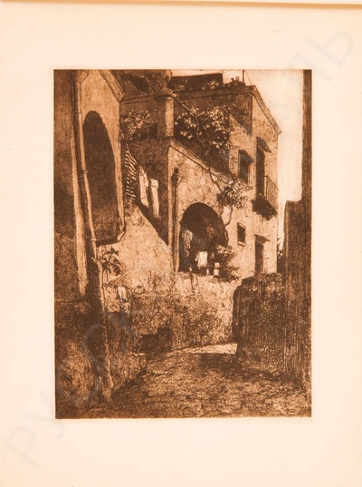 Фалилеев Вадим Дмитриевич (1879–1950). Капри. Улица (вариант). 1912.