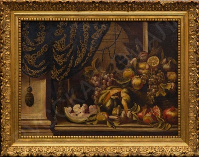 Неизвестный художник. Натюрморт с фруктами. Последняя четверть XVII-начало XVIII в.