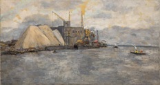 Радимов Павел Александрович (1887–1967). Москва. Южный порт. Соляные горы. 1961.