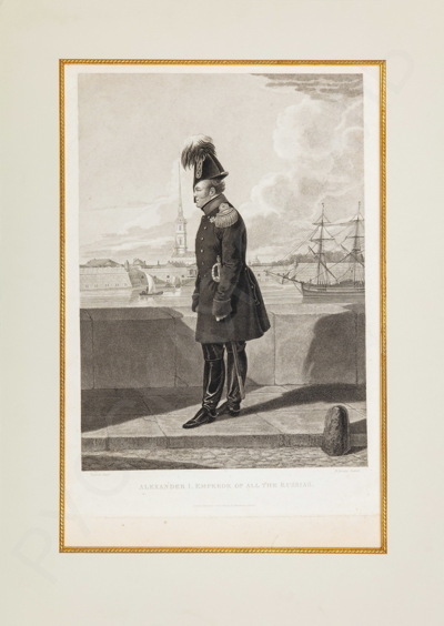 Император Александр I. 1818 год.
Вильям Бромлей (Bromley)(1769–1842) по оригиналу Александра Осиповича Орловского (1777–1832).