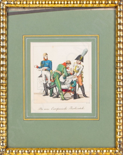 Новая европейская цирюльня. Союзные монархи бреют Наполеона. 1814 год.
Людериц (Luederitz)(?).