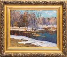 [Ученик А.Куинджи и А.Киселева] Федорович Владимир Николаевич (1871–1928). Весна. 1925.