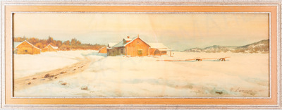 Виноградов И. Зимний пейзаж. 1907.