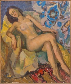 Передний Николай Александрович (1912?1992). В кресле. Обнаженная. 1976.