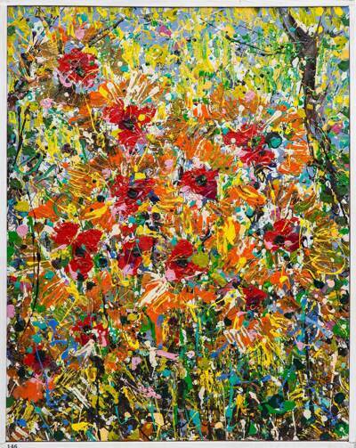 Синигалья Джино (1937-1997). Цветы. 1991.
