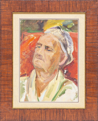 Пашков Павел Петрович (1872-1952). Портрет пожилой женщины (матери). 1900-е.