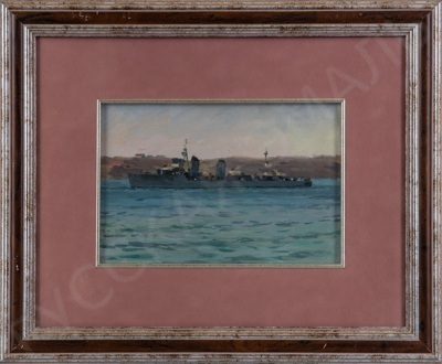 Мальцев Петр Тарасович (1907 - 1993 гг.). На рейде.  1948.