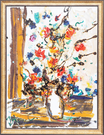 Синигалья Джино (1937-1997). Цветы. Памяти Зверева. 1990-е.