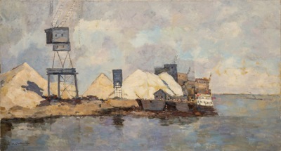 Радимов Павел Александрович (1887–1967). Москва. Южный порт. Вышка. 1961.