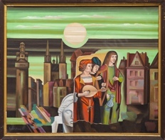 Белотелова Татьяна Ивановна (род. 1940). Музыка старого города. 1990.