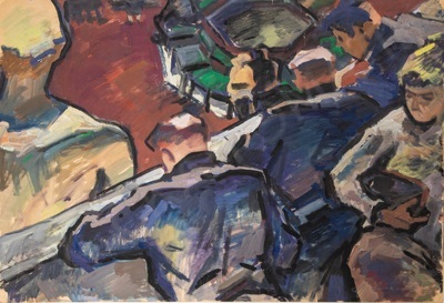 Алексеев Адольф Евгеньевич (1934-2000). В Пушкинском музее. 1960.