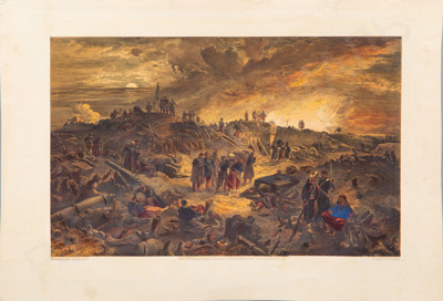 Симпсон Уильям (Simpson William) (1823 -1899). Крымская война. После боя. 1855.