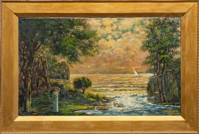 Е. Зауренбах. Италия. Морской пейзаж. 1910.