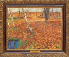 Горелов Гавриил Никитич (1880-1966). Осенние листья. 1934.