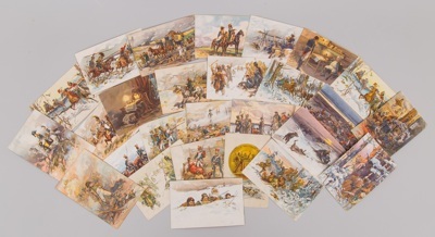 Двадцать семь открыток «Наполеон и война 1812 года»