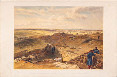Симпсон Уильям (Simpson William) (1823 -1899). Крымская война. Малахов курган. 1855.
