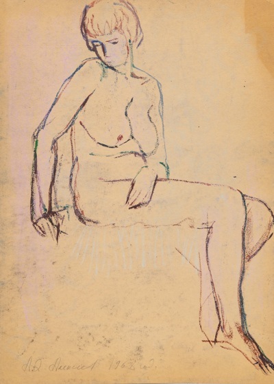 Алексеев Адольф Евгеньевич (1934-2000). Модель. 1968.