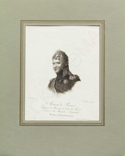 Портрет императора Александра I. 1808–1812 годы.
Франсуа Вендрамини (1780–1856) по оригиналу Луи де Сент-Обена (Saint-Aubin)(1736–1807).