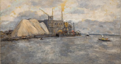 Радимов Павел Александрович (1887–1967). Москва. Южный порт. Соляные горы. 1961.