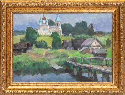 Степанов Вадим Дмитриевич (1928-2013). Храм Рождества в Тучкове. 1997.