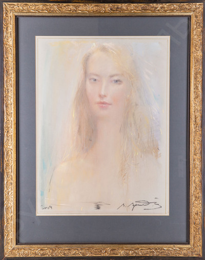 Врадий Валерий Николаевич (1942-1919). Портрет молодой девушки. 2004.