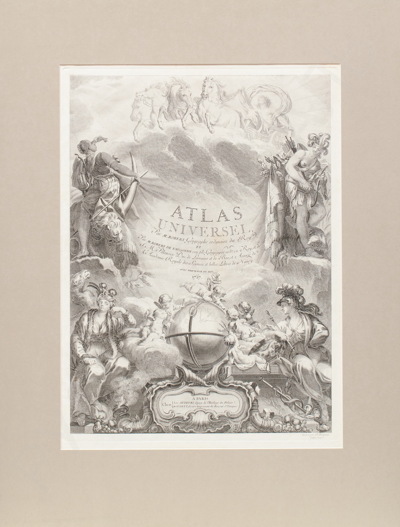 Бакуо (Baquoy) Жан Шарль (1721–1777). Мировой атлас. Титульный лист. 1757 год.