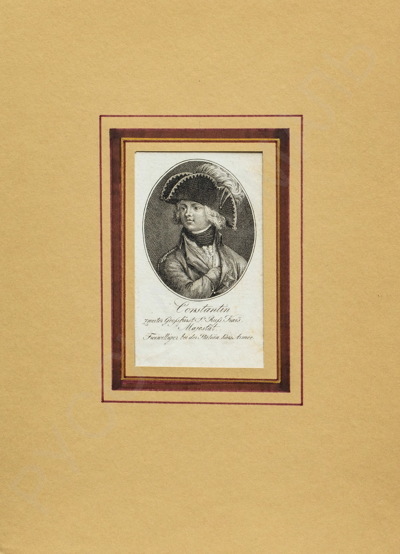 Портрет великого князя Константина Павловича. 1800 год.