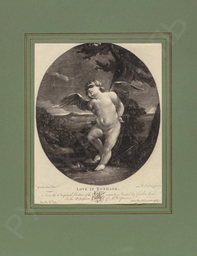 Ирлом (Earlom) Ричард (1743–1822). Плененный амур. 1767 год.