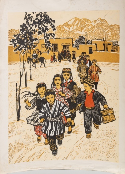 Воробьева Ирина Николаевна (1932–1993). Конец уроков. 1960-е.