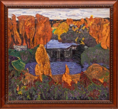 Сафонов Вениамин Алексеевич (1931-2003). Озеро. 1960-е.