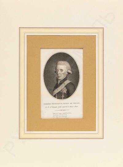Роже (Roger) (конец XVIII – начало XIX в.).
Портрет принца Генриха Прусского. 1809 год.