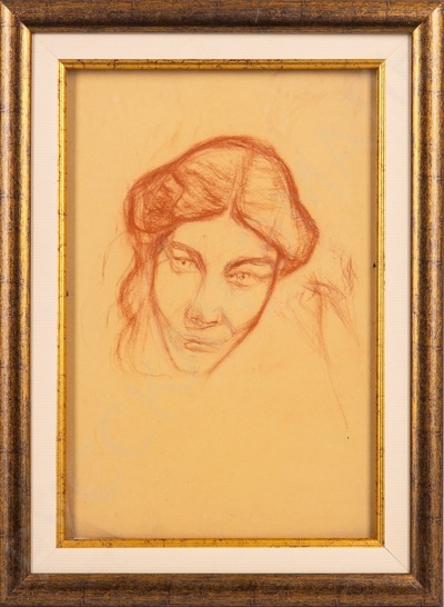 Дунаев Христофор Владимирович (1880-1957). Портрет неизвестной. 1900-е.