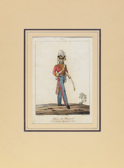 Берто (Bertaux) Жан (1750–1818) и Леваше (Levachez) Шарль Франсуа Габриэль (?–1820). Офицер лейб-­гвардии Уланского полка. 1815 год.