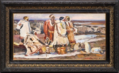 Снытко Владимир Антонович (1932-2024). В пути (Чукотка). 1968.