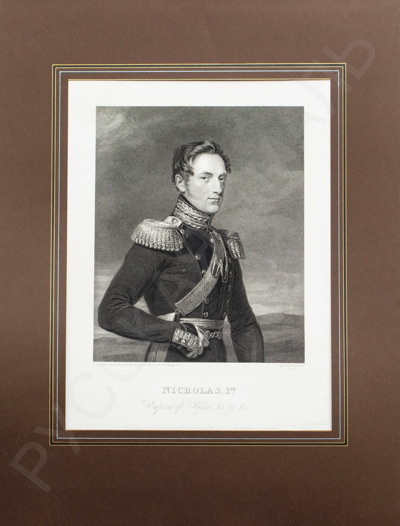 Портрет императора Николая I. 1826 год.
Я.Х. Робинсон по оригиналу Джорджа Доу (Dawe) (1781–1829).