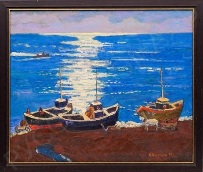 Михайлов Олег Николаевич (1934-2006). Лодки. 1995.