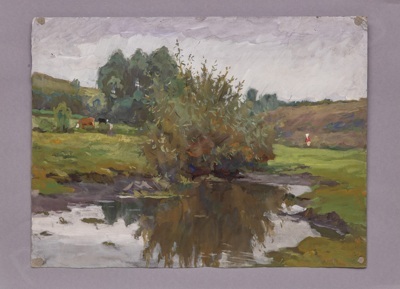 Назаров Константин Борисович (1933-1981). Таруса, пастбище. 1955.