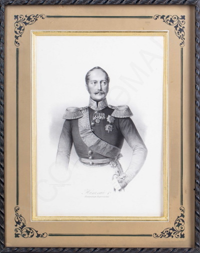Портрет императора Николая I. 1840 е годы.
Шевалье.