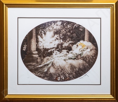 Луи Икар (Louis Icart,1880-1950). Сладкие грезы. С оригинала 1930 года. 1980-е.