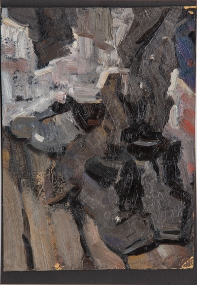 Алексеев Адольф Евгеньевич (1934-2000).  Натюрморт с ботинками. 1964.