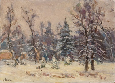 Богданов Александр Николаевич (1908–1989).  Зима. 1963.